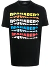 Dsquared2 Logo-print T-shirt In Black