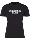 Dsquared2 Just Right Fit D2 Milano T-shirt In Black
