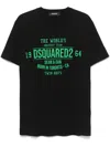 Dsquared2 Man T-shirt Black Size L Cotton In Black