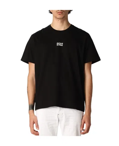 DSQUARED2 DSQUARED2 LOGO PRINTED CREWNECK T-SHIRT