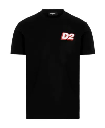 Dsquared2 Logo-print T-shirt In Black