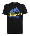 Dsquared2 Man T-shirt Black Size 3xl Cotton In Black
