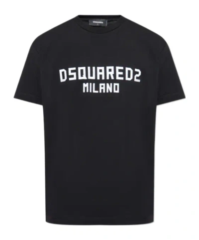 DSQUARED2 DSQUARED2 LOGO PRINTED CREWNECK T-SHIRT