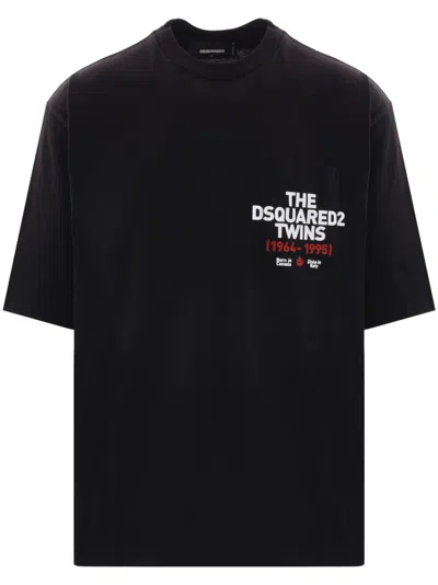 Dsquared2 Logo-print T-shirt In Black