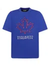 Dsquared2 Logo-print T-shirt In Blue