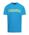 Dsquared2 T-shirt Man T-shirt Sky Blue Size S Cotton In Blue