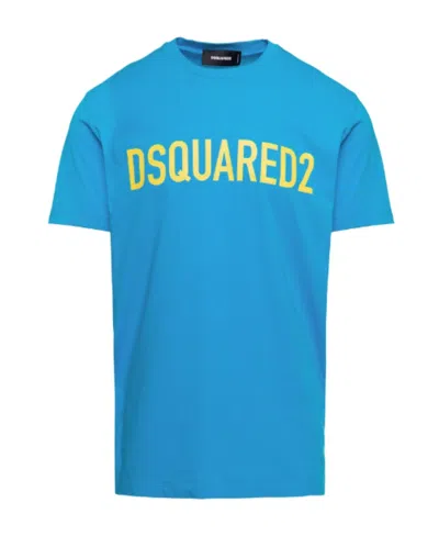 Dsquared2 Logo-print T-shirt In Blue