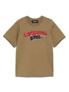 Dsquared2 Logo-print T-shirt In Brown