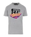 Dsquared2 Logo Print T-shirt In Gray