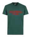 Dsquared2 Graphic Print Crew Neck T-shirt In Green
