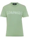 Dsquared2 Logo-print T-shirt In Green