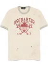 Dsquared2 Logo-print T-shirt In Neutrals