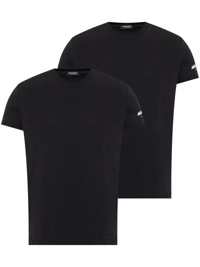 DSQUARED2 LOGO-PRINT T-SHIRT (PACK OF TWO)