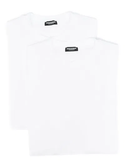 Dsquared2 Logo-print T-shirt (pack Of Two) In White