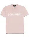 Dsquared2 Logo-print T-shirt In Pink