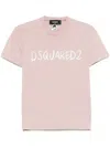 Dsquared2 Logo-print T-shirt In Pink