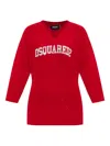Dsquared2 Cotton Blend Jersey T-shirt In Red