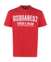 Dsquared2 Man T-shirt Red Size S Cotton In Red