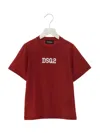 Dsquared2 Logo-print Detail T-shirt In Rosso