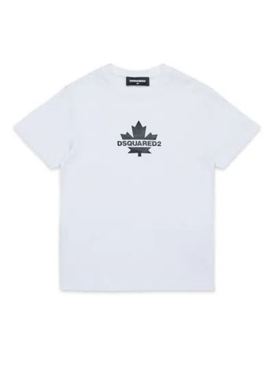 Dsquared2 T-shirt With Print In White