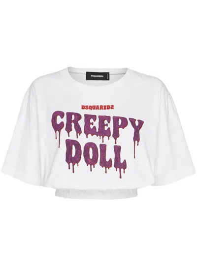 Dsquared2 Logo-print T-shirt In White