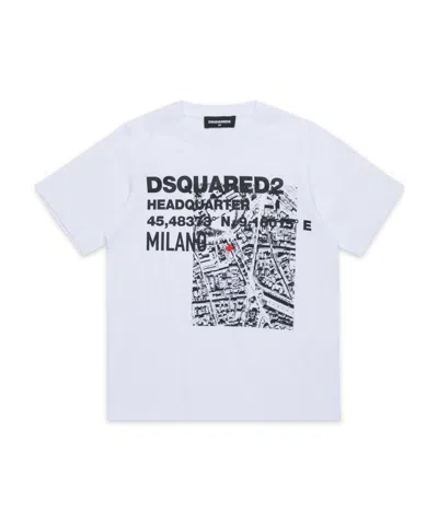 Dsquared2 Logo-print T-shirt In White