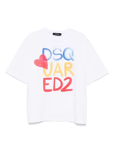 DSQUARED2 LOGO-PRINT T-SHIRT