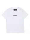 Dsquared2 Toddler Boy T-shirt White Size 6 Cotton In White