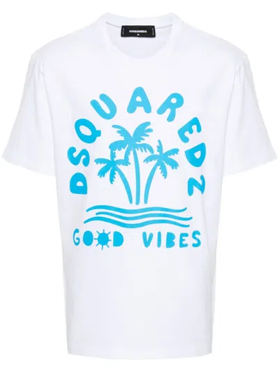 DSQUARED2 LOGO-PRINT T-SHIRT