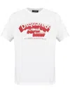 Dsquared2 Regular Fit Tee-l Nd Dsquared Male In White