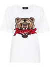 Dsquared2 Woman T-shirt White Size M Cotton In White