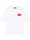 Dsquared2 Man T-shirt White Size L Cotton In White