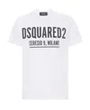 Dsquared2 Ceresio 9 Print Cotton Jersey T-shirt In White