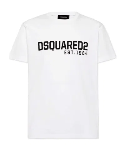 DSQUARED2 DSQUARED2 LOGO PRINTED CREWNECK T-SHIRT