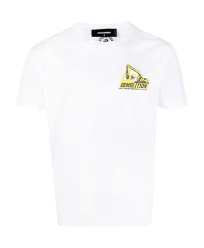 Dsquared2 Logo-print T-shirt In White