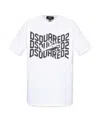 Dsquared2 Bold Logo Print T-shirt In White