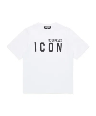 DSQUARED2 DSQUARED2 KIDS LOGO PRINTED CREWNECK T-SHIRT