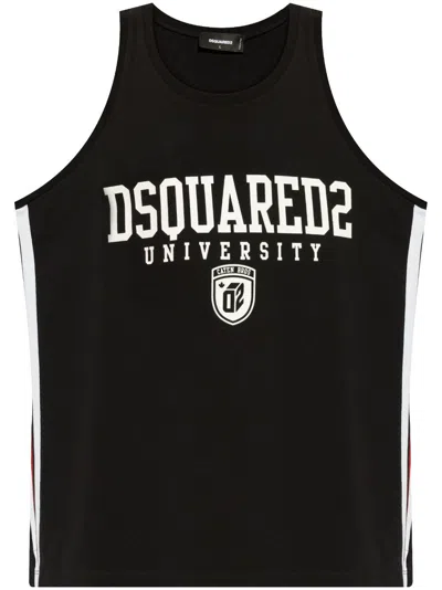 Dsquared2 Logo-print Tank In Black