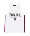 Dsquared2 Logo-print Tank Top In White