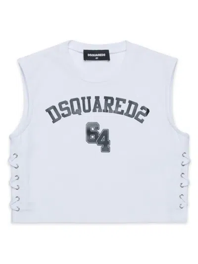 DSQUARED2 LOGO-PRINT TANK TOP
