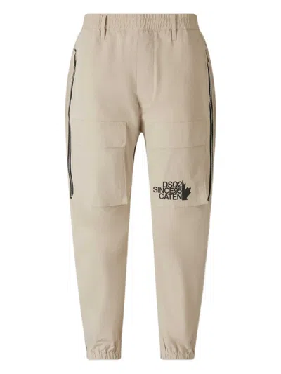 DSQUARED2 LOGO-PRINT TRACK PANTS
