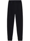 Dsquared2 Logo Detailed Tapered Track Trousers In Black