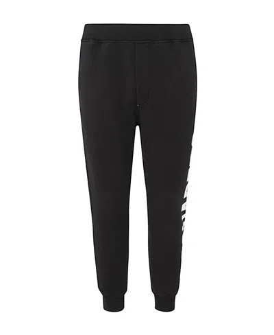 Dsquared2 Logo Print Track Pants In Black