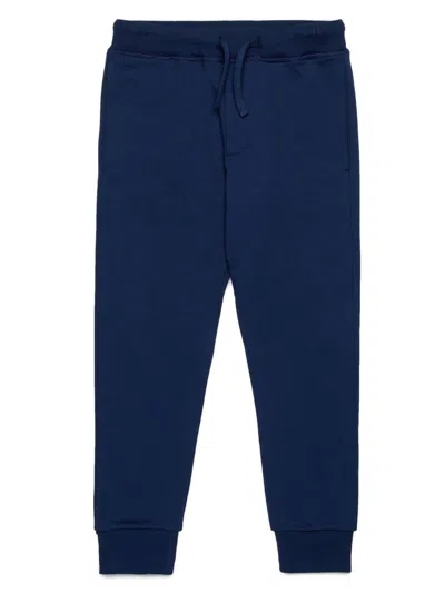 Dsquared2 Kids' Logo-print Track Pants In Blue