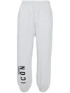 Dsquared2 Icon Logo Jersey Track Pants In White