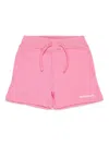 Dsquared2 Fleece Shorts With  Logo In 粉色
