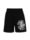 Dsquared2 Icon Print Bermuda Shorts In Black