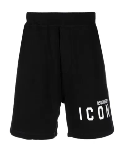 DSQUARED2 DSQUARED2 LOGO-PRINTED ELASTICATED WAISTBAND TRACK SHORTS
