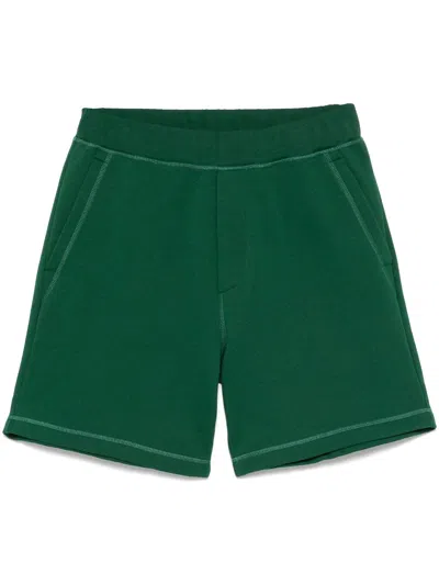 Dsquared2 Logo-print Track Shorts In Green