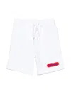 Dsquared2 Logo-print Track Shorts In White
